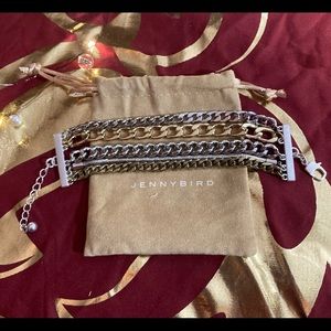 JennyBird mixed metal chains bracelet